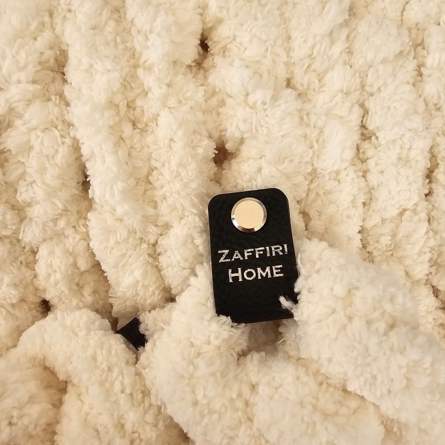 Chenille Handknit Stroller and Small Throw Blankets