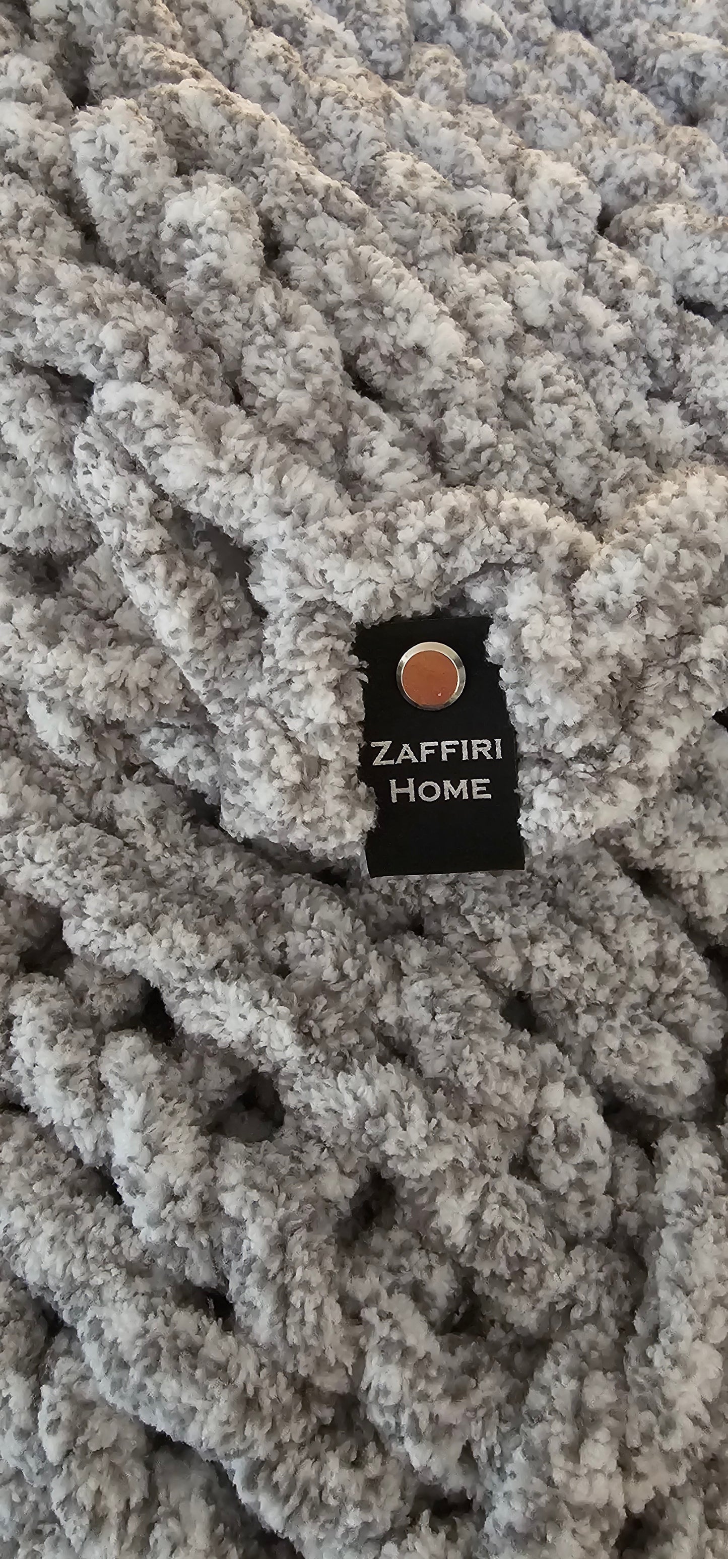 Chenille Handknit Stroller and Small Throw Blankets