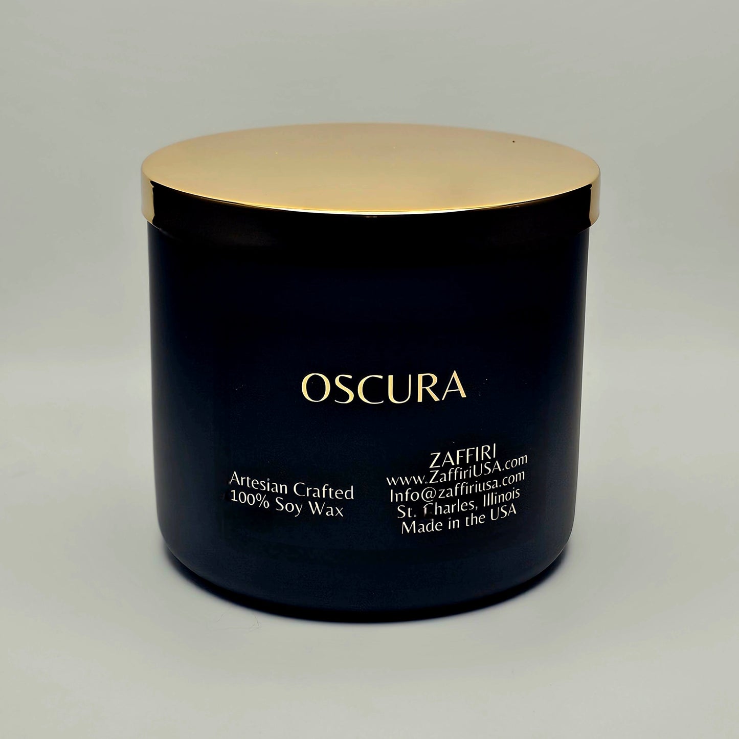 OSCURA | 16oz Soy Wax Candle - Fragrance by ZAFFIRI