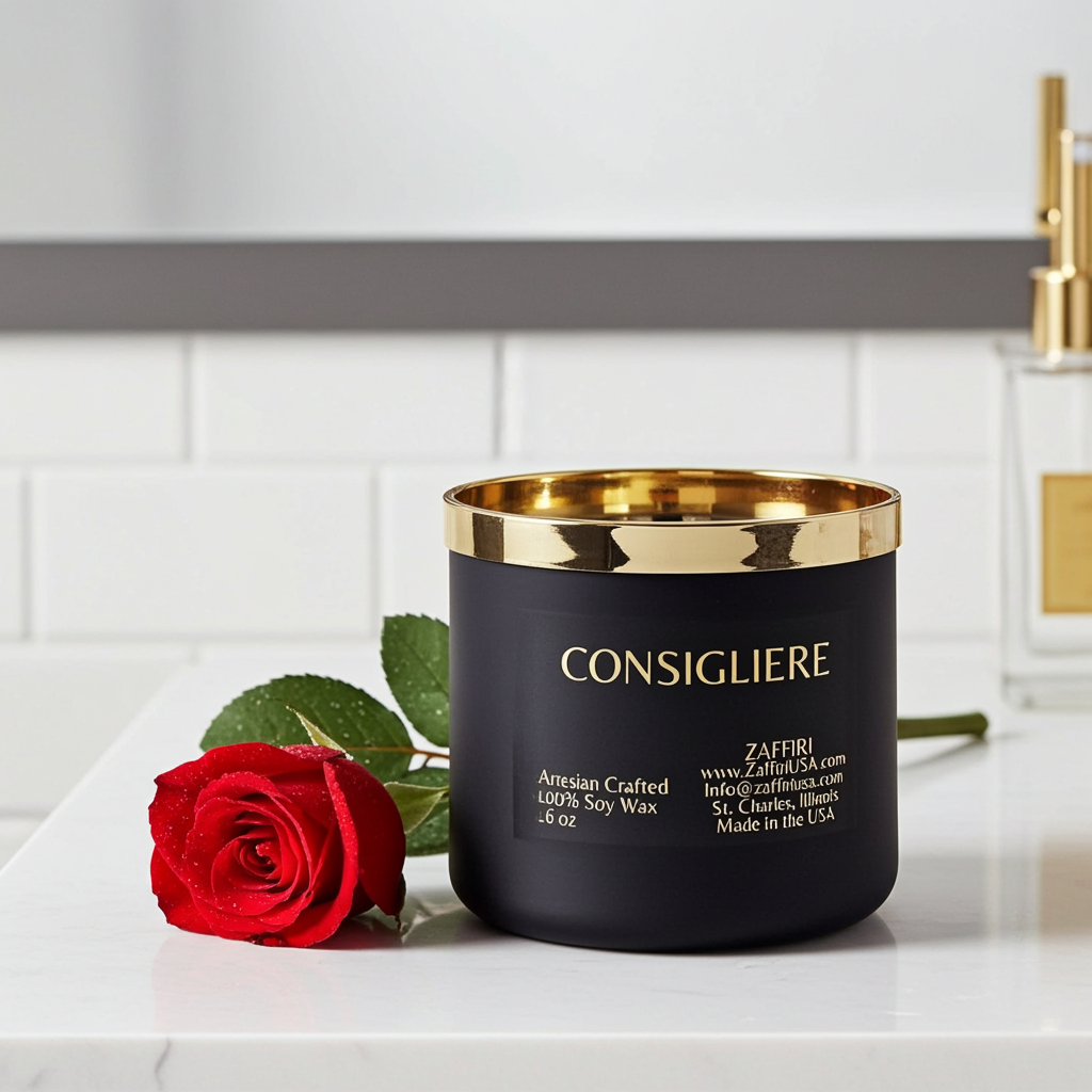 CONSIGLIERE | 16oz Soy Wax Candle - Fragrance by ZAFFIRI