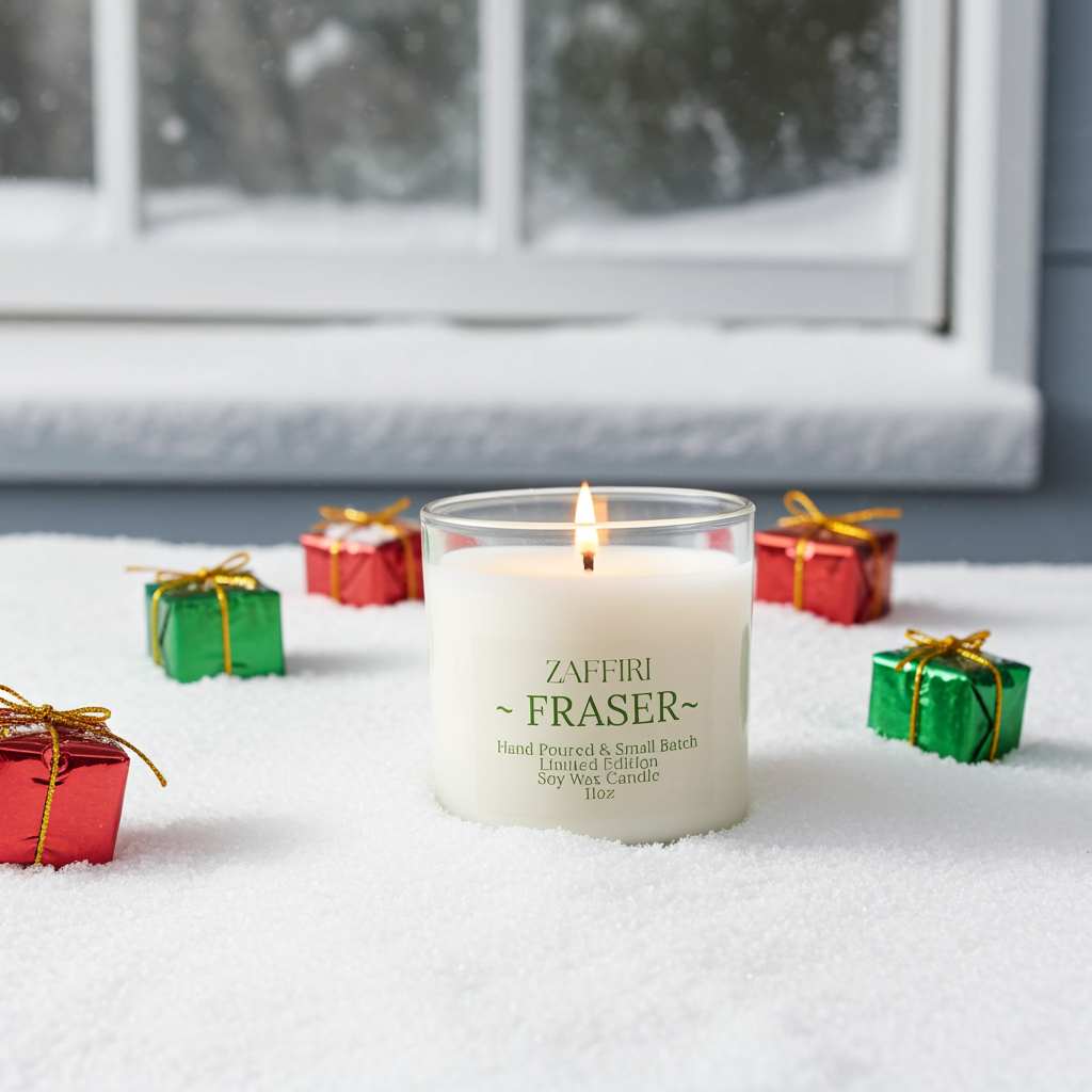 FRASER | 11oz Luxury Soy Candle – Roasted Pine & Evergreen