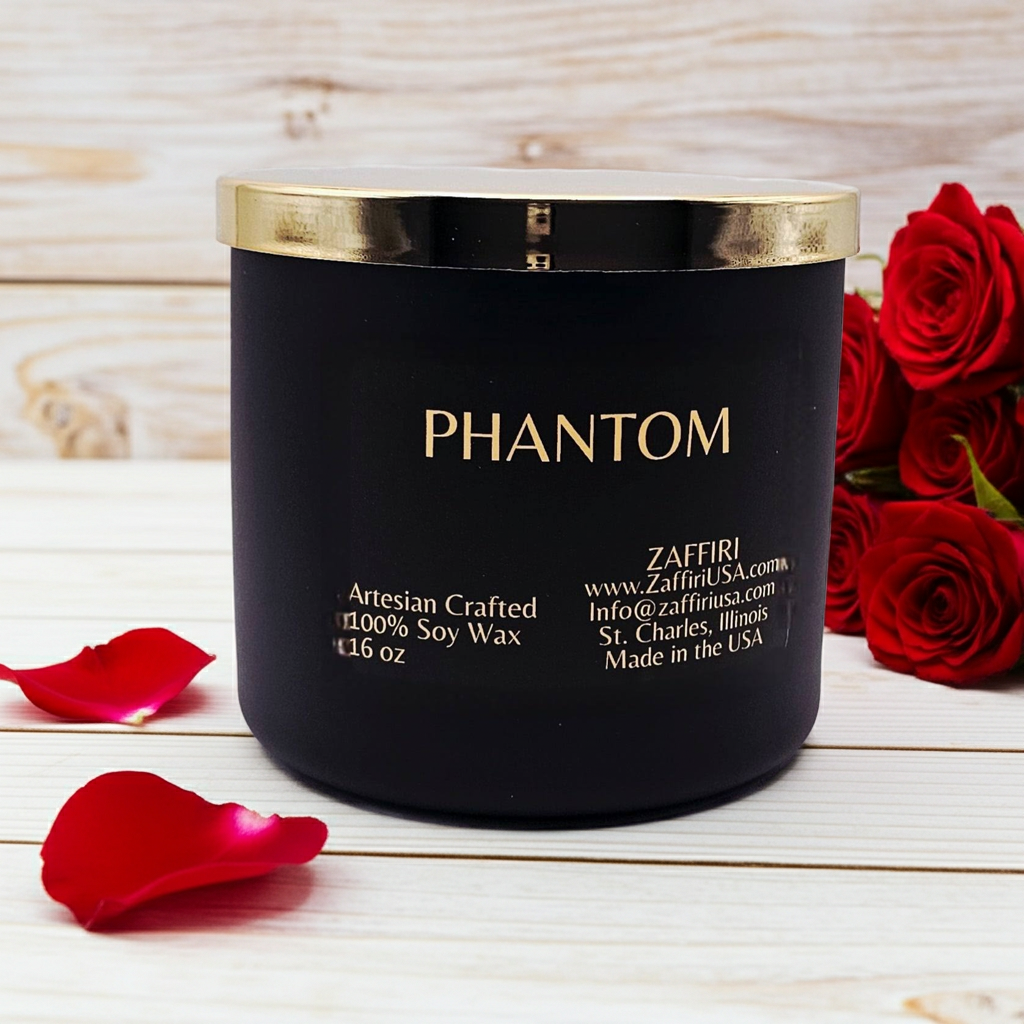 PHANTOM | 16oz Soy Wax Candle - Fragrance by ZAFFIRI