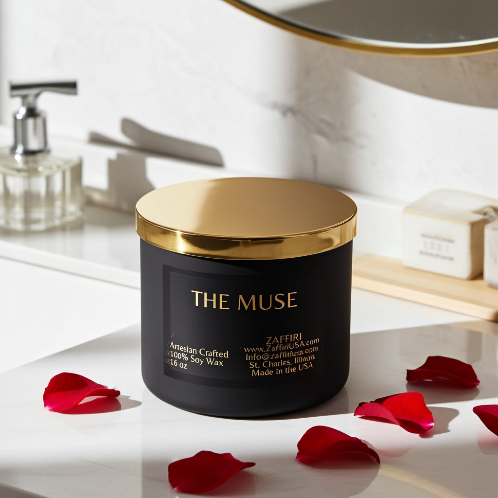 THE MUSE | 16oz Soy Wax Candle - Fragrance by ZAFFIRI