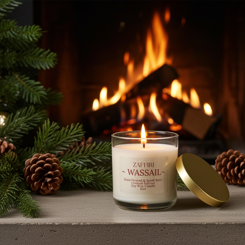 WASSAIL | 11oz Luxury Soy Candle – Orange, Currant & Cranberry