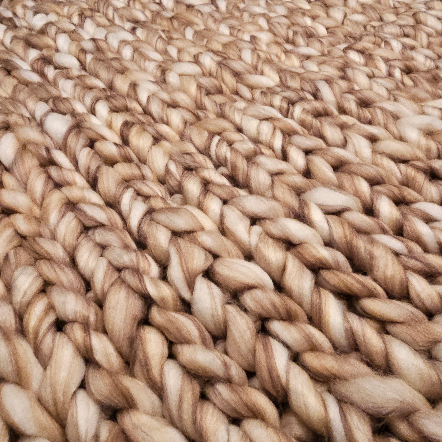 Wool Handknit Stroller and Small & Medium Throw Blankets