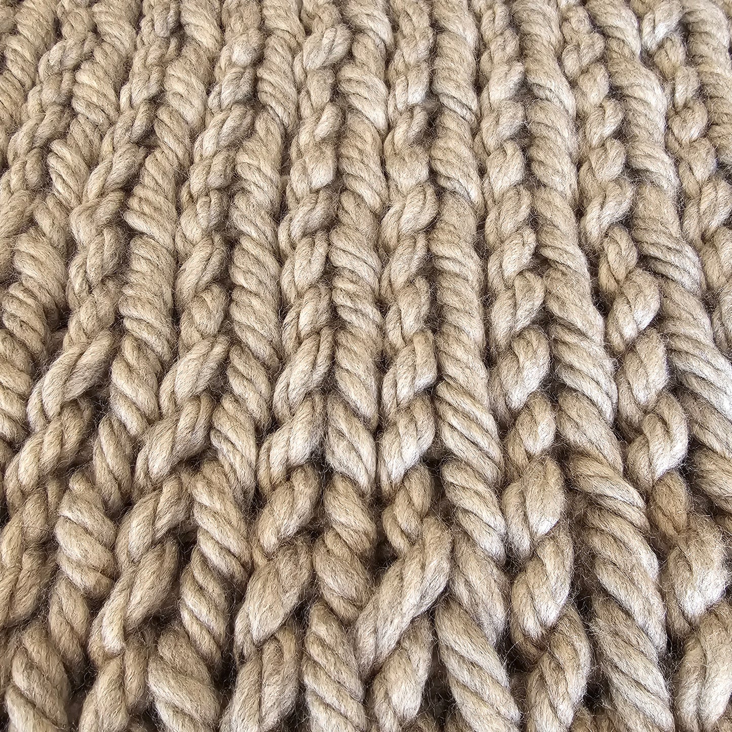 Wool Handknit Stroller and Small Throw Blankets