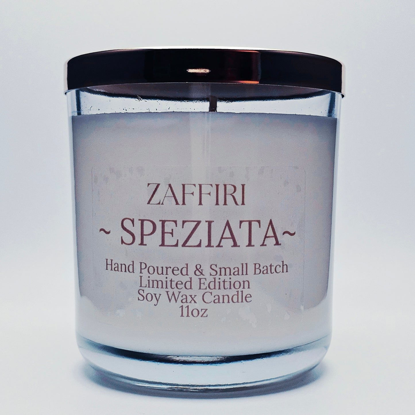 SPEZIATA | 11oz Luxury Soy Candle – Vanilla & Cinnamon