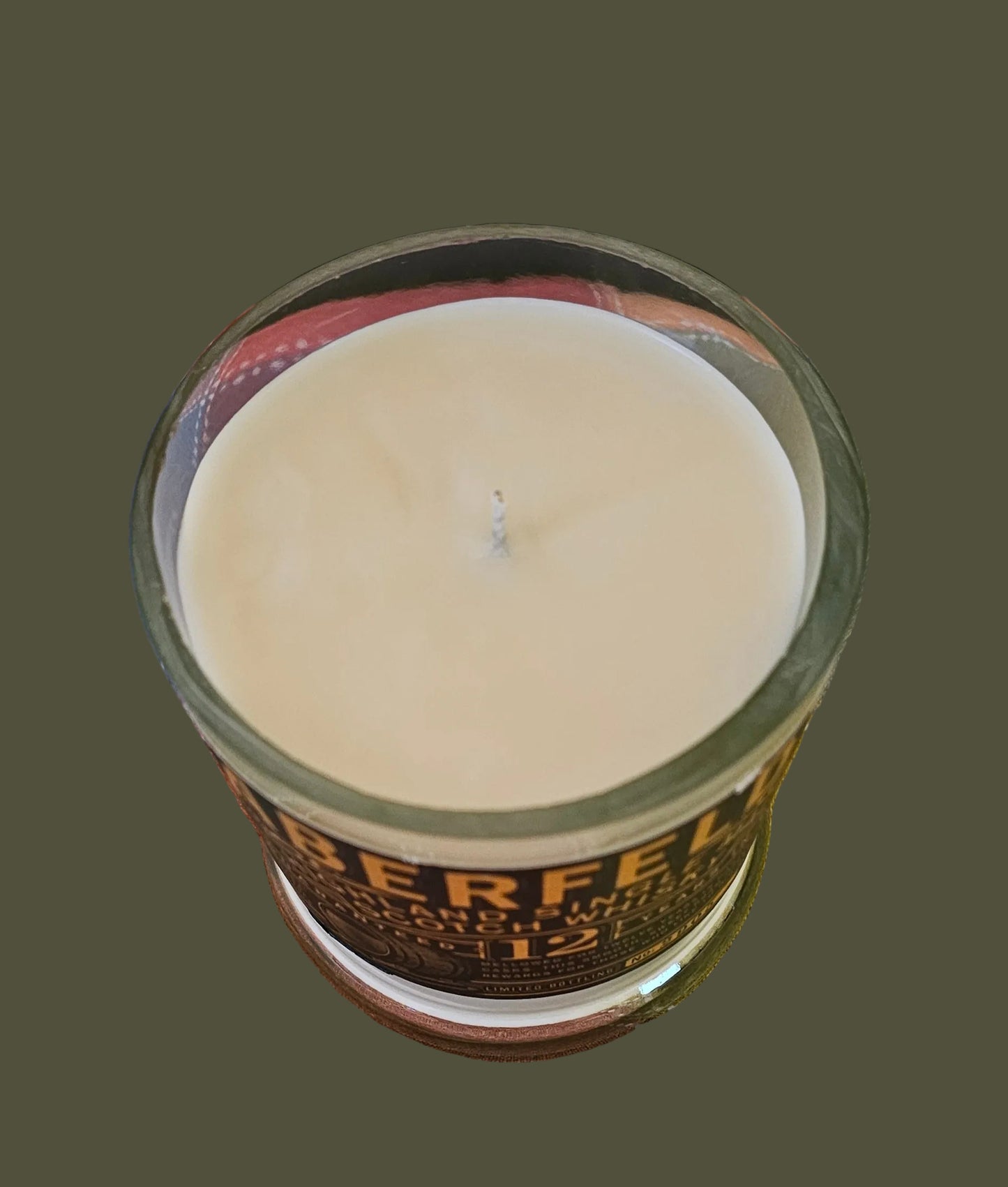 Reclaimed Bourbon Bottle Candle