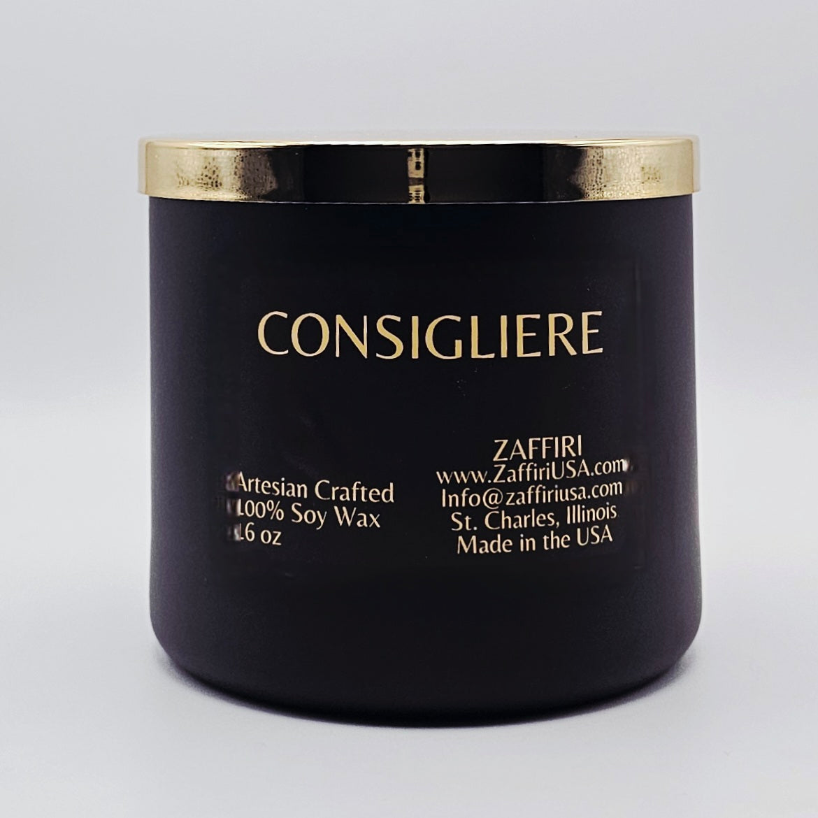 CONSIGLIERE | 16oz Soy Wax Candle - Fragrance by ZAFFIRI