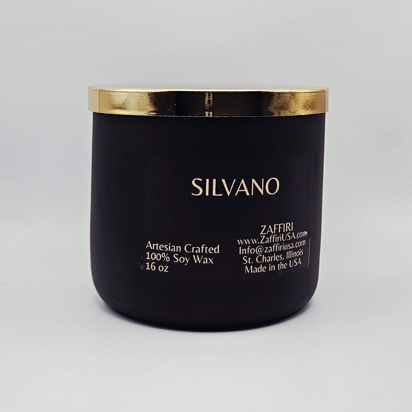 SILVANO | 16oz Soy Wax Candle = Fragrance by ZAFFIRI