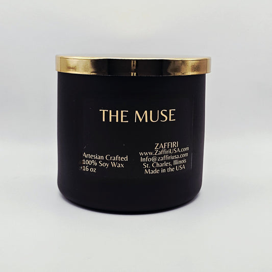 THE MUSE | 16oz Soy Wax Candle - Fragrance by ZAFFIRI