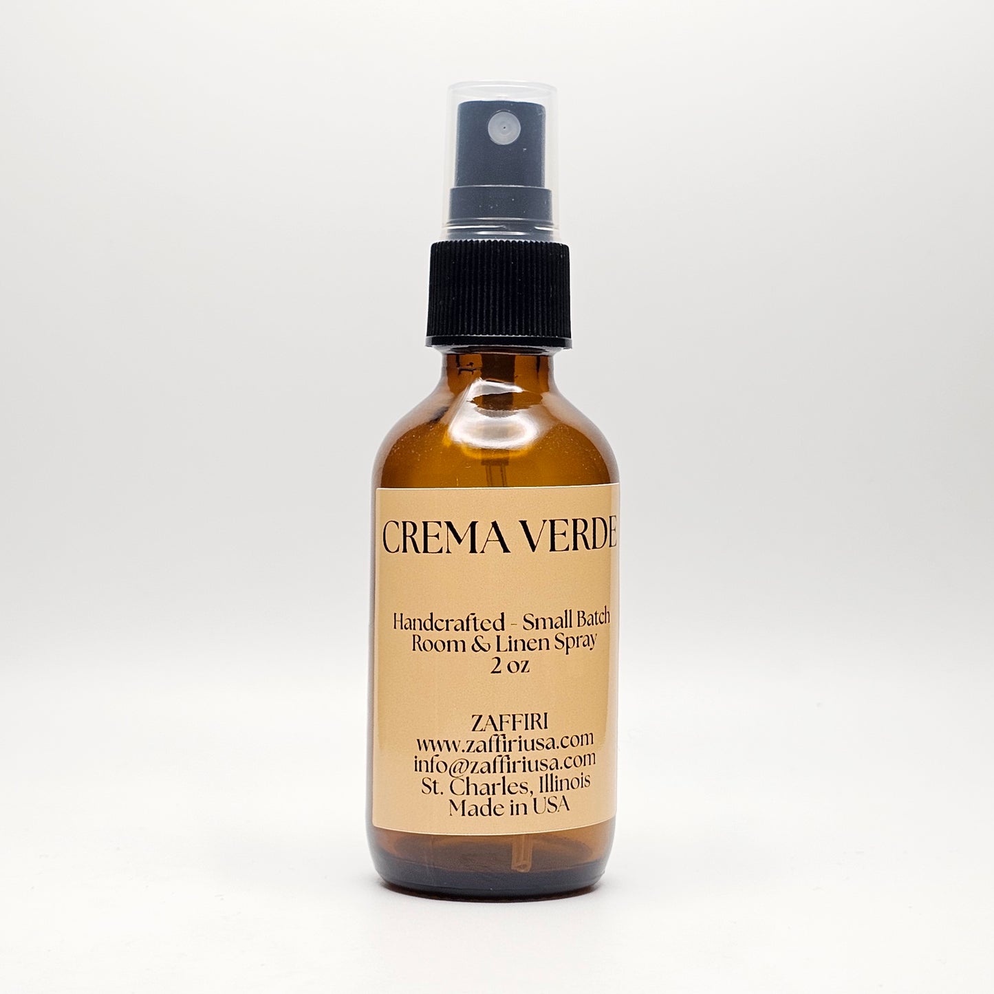 CREMA VERDE  | Room & Linen Spray – Fragrance by ZAFFIRI