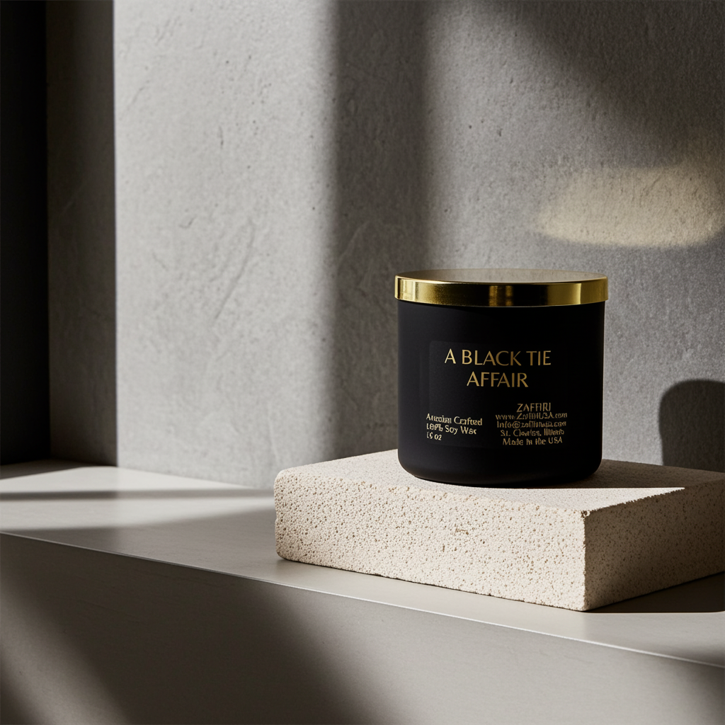 A BLACK TIE AFFAIR | 16oz Soy Wax Candle - Fragrance by ZAFFIRI