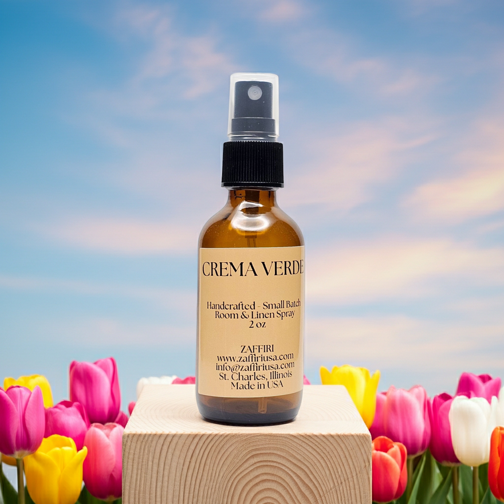 CREMA VERDE  | Room & Linen Spray – Fragrance by ZAFFIRI