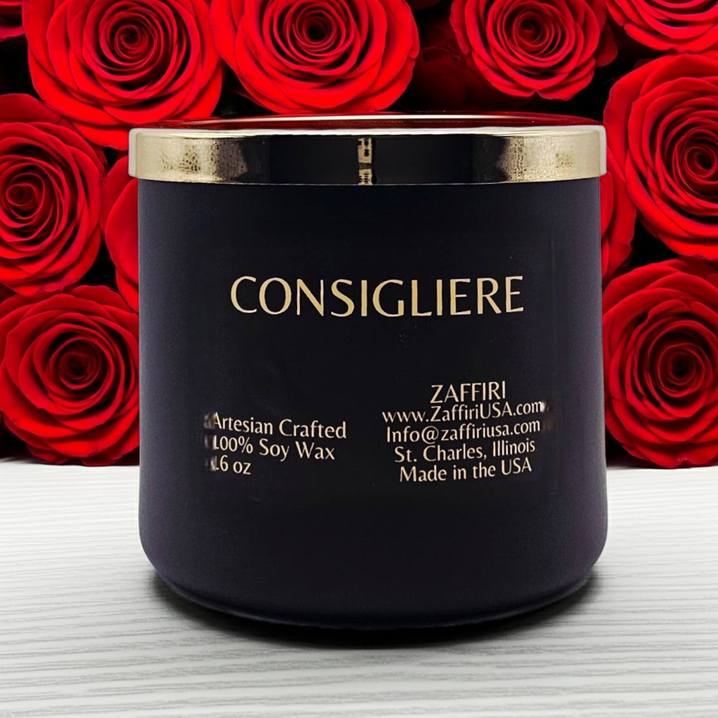 CONSIGLIERE | 16oz Soy Wax Candle - Fragrance by ZAFFIRI
