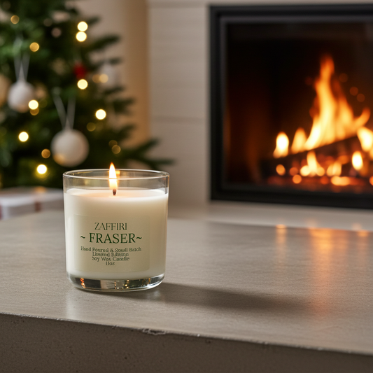 FRASER | 11oz Luxury Soy Candle – Roasted Pine & Evergreen