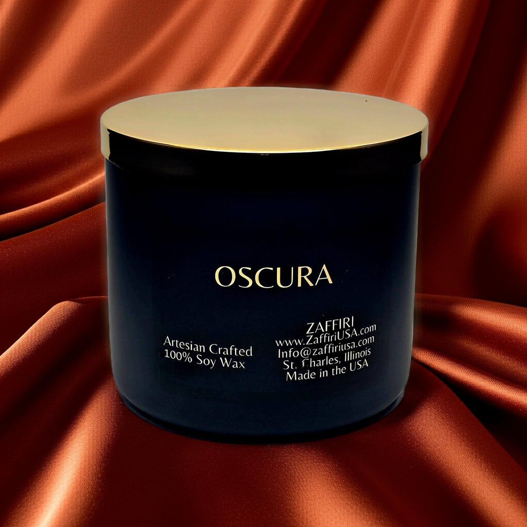 OSCURA | 16oz Soy Wax Candle - Fragrance by ZAFFIRI