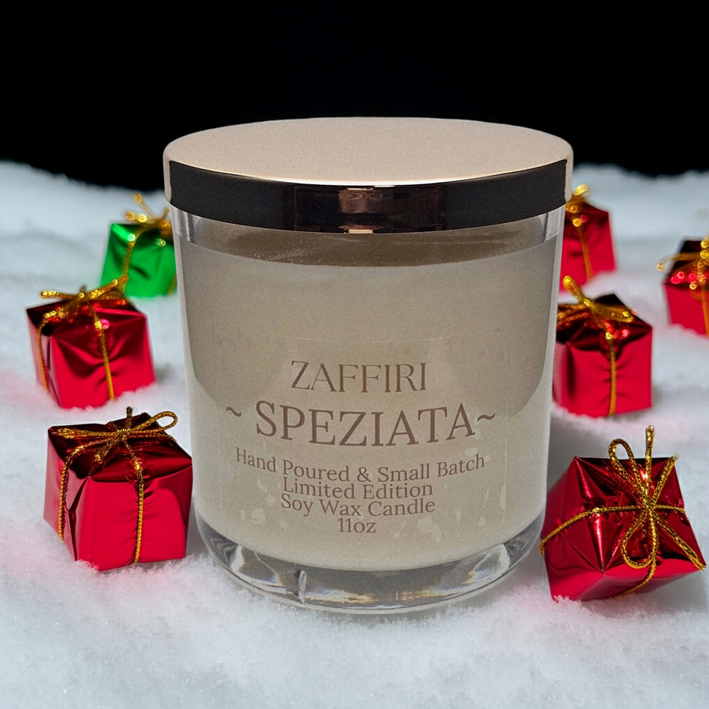 SPEZIATA | 11oz Luxury Soy Candle – Vanilla & Cinnamon